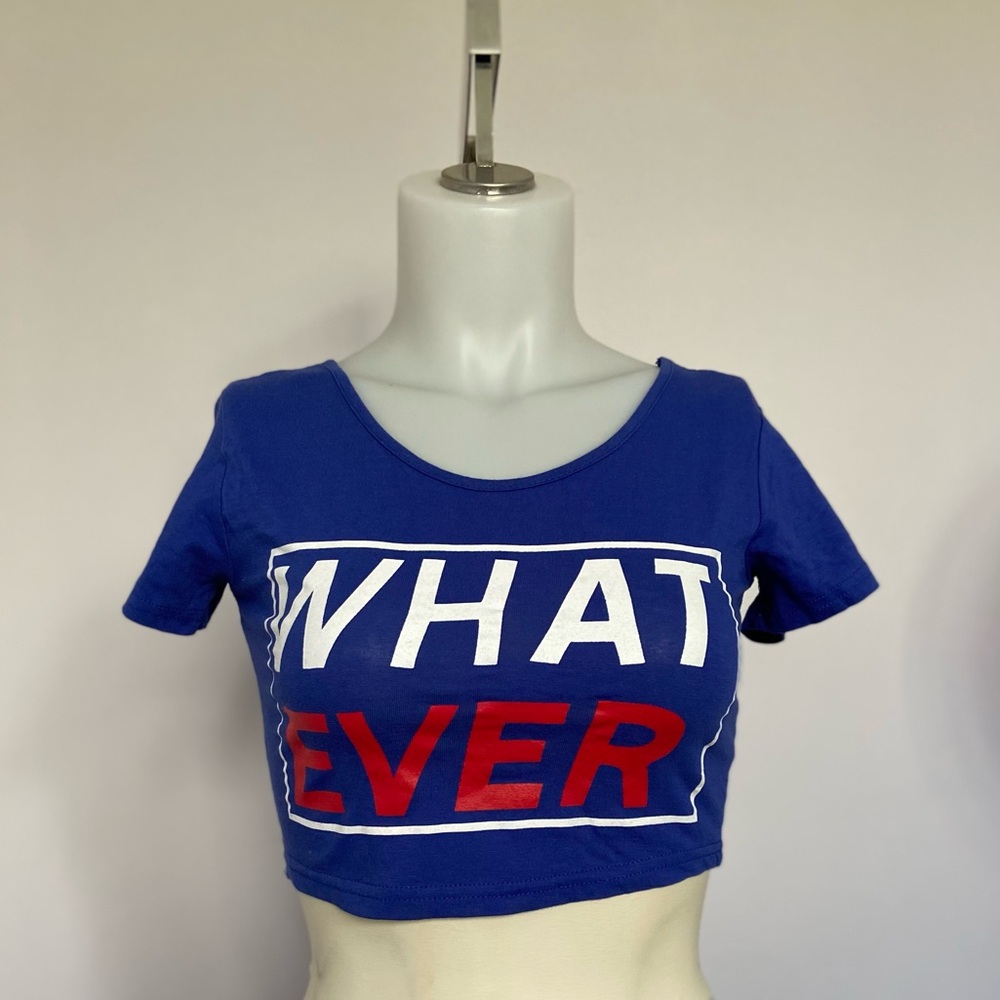 Crop top « whatever » 🦾